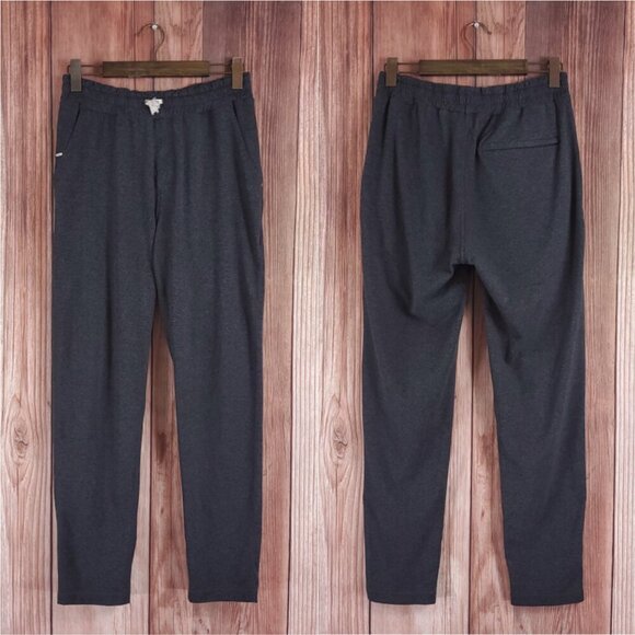 *FLAW* Vuori Mens Size Large Ponto Performance Pants Gray Athleisure V418 - Picture 1 of 14